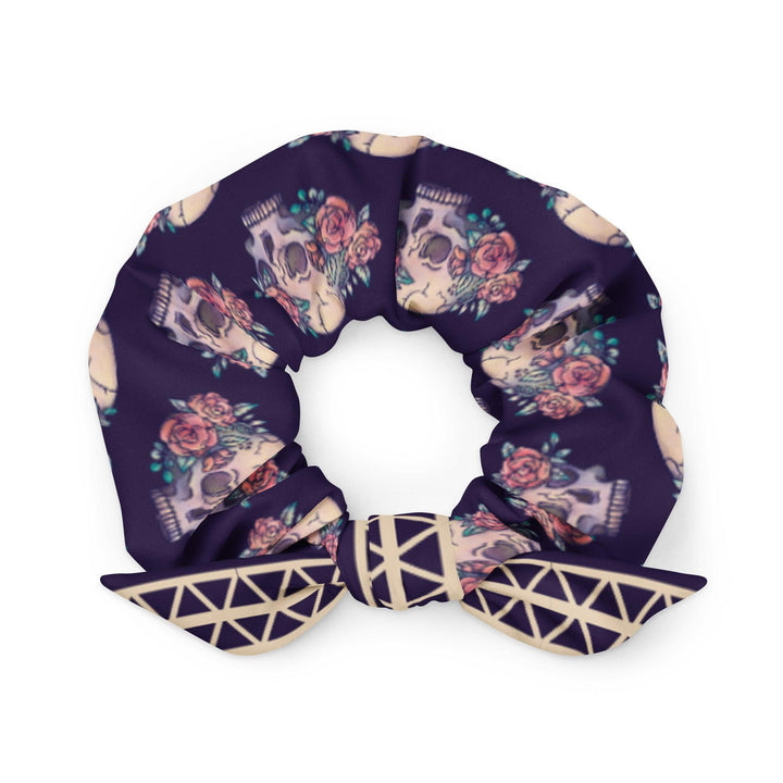 Bones and Roses Large Scrunchie - PlayWhatever