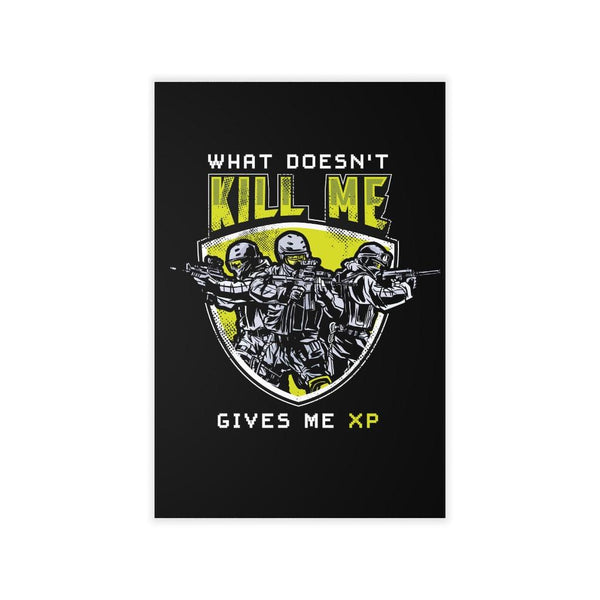 What Doesn't Kill Me Gives Me XP Removable Wall Decal - PlayWhatever