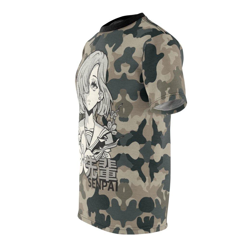 Senpai Anime Girl Army Calls Unisex AOP Tee - PlayWhatever