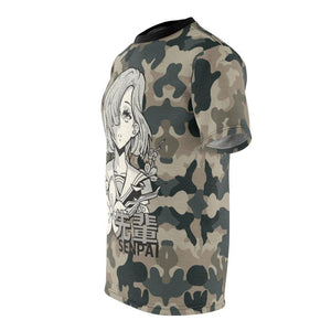 Senpai Anime Girl Army Calls Unisex AOP Tee - PlayWhatever