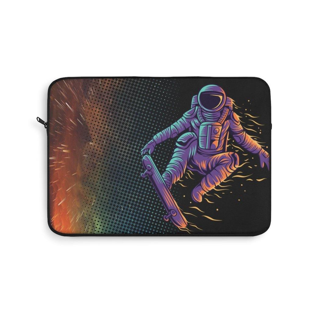 Jumping Over the Nebula Astronaut Laptop Sleeve - PlayWhatever