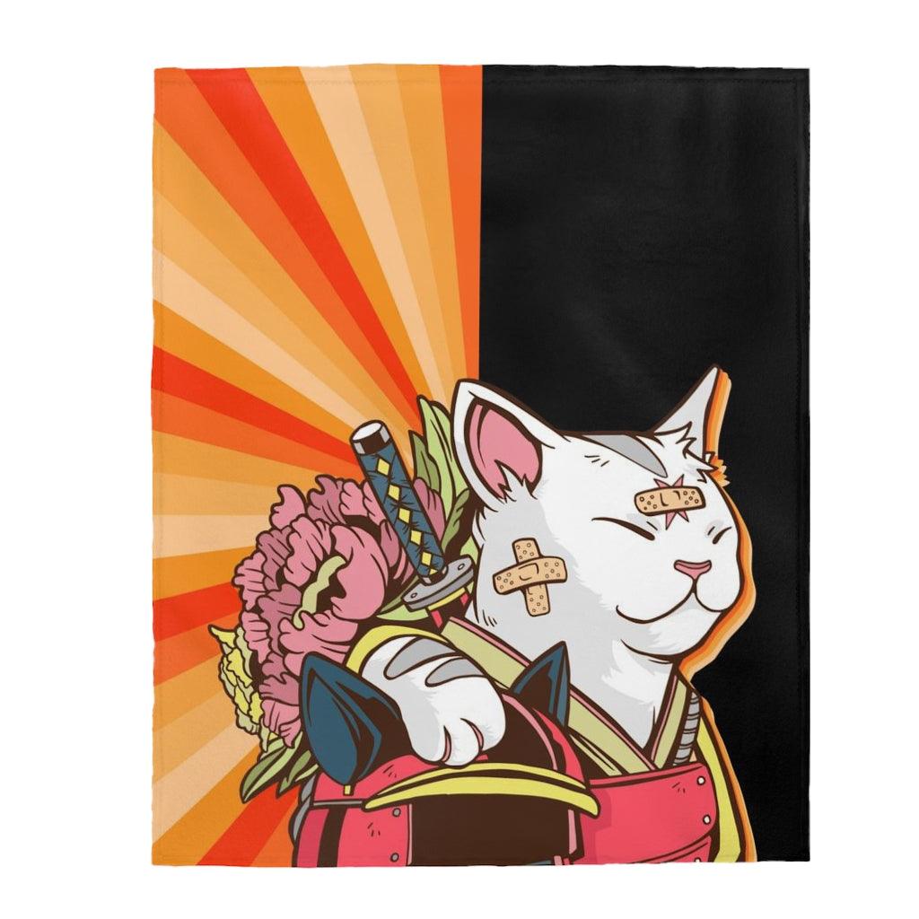 Samurai Cat Training Blanket - PlayWhatever