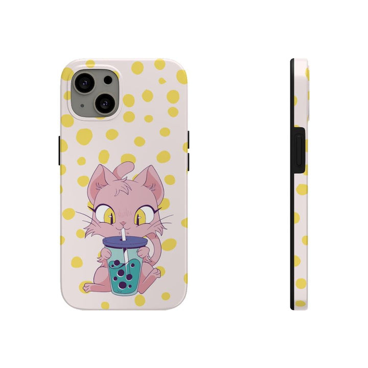 Meow Time for Boba! Tough Phone Case - PlayWhatever