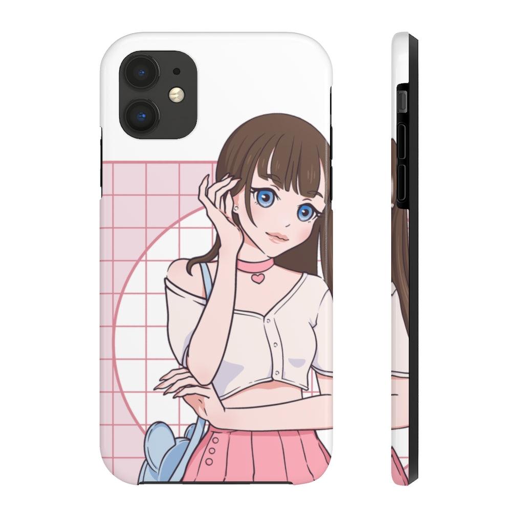 Fashion Model Anime Girl Tough Phone Case - PlayWhatever