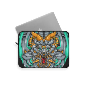Mecha Dragon Emerald Laptop Sleeve - PlayWhatever