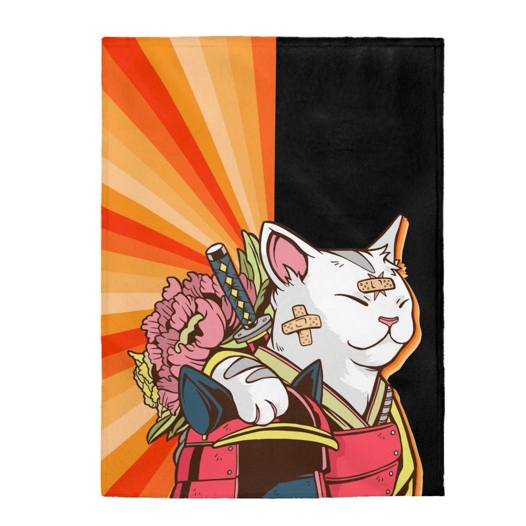 Samurai Cat Training Blanket - PlayWhatever