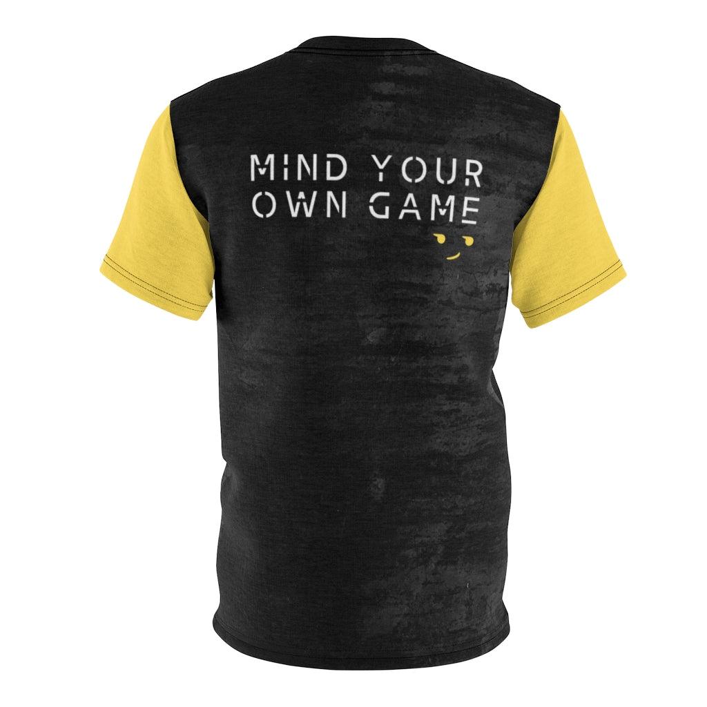 Mind Your Own Game Sarcastic Emoji Tee - PlayWhatever