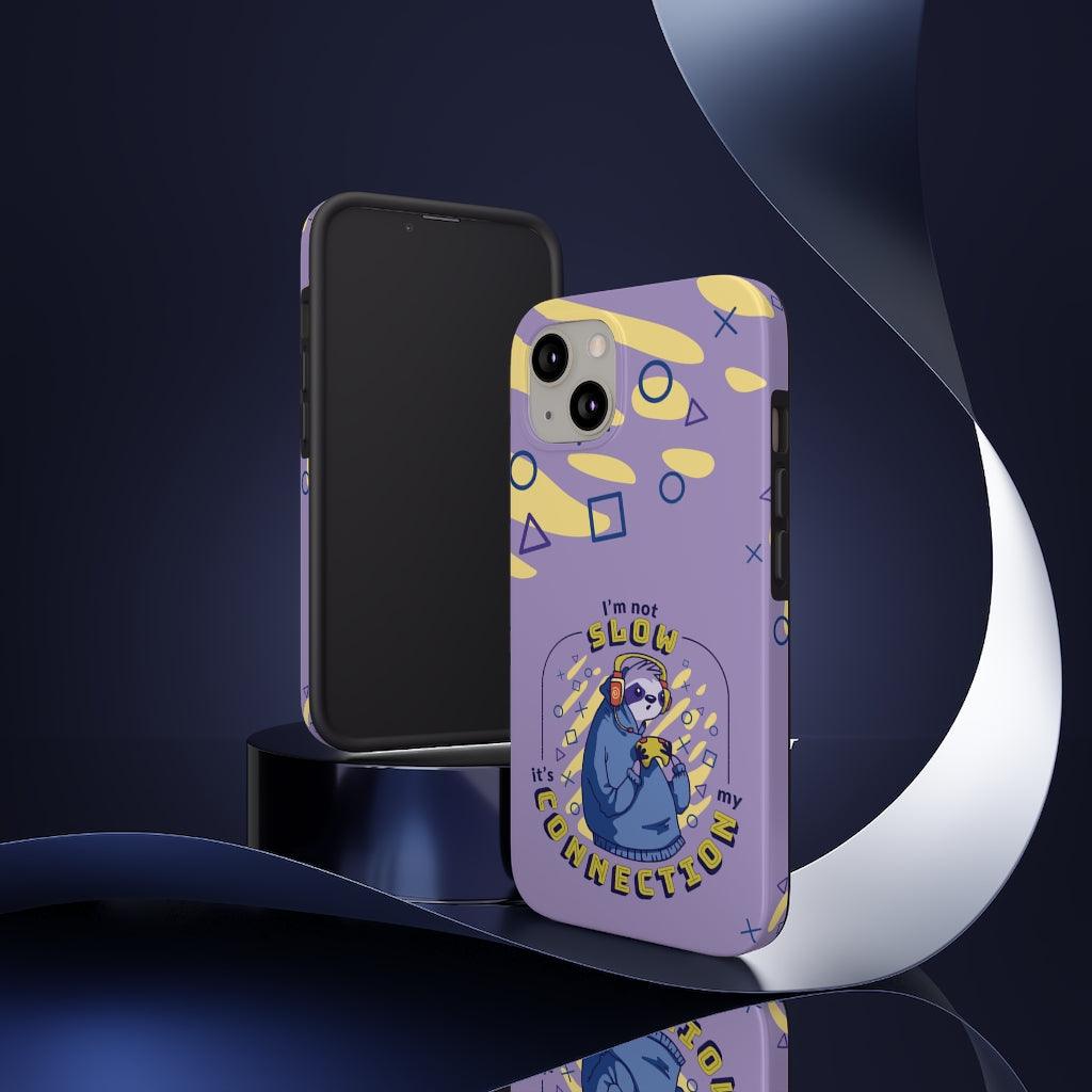 Funny Sloth Gaming Connection Problems Tough Phone Case - PlayWhatever