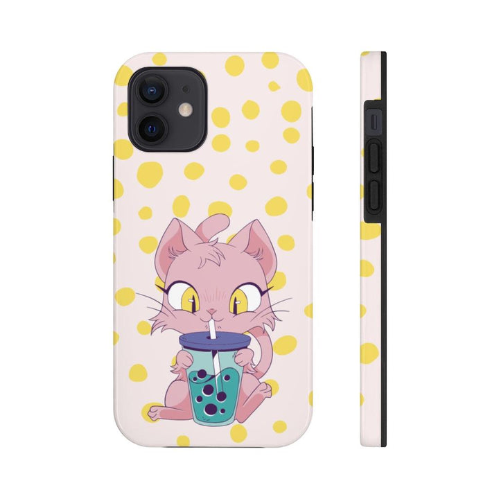 Meow Time for Boba! Tough Phone Case - PlayWhatever