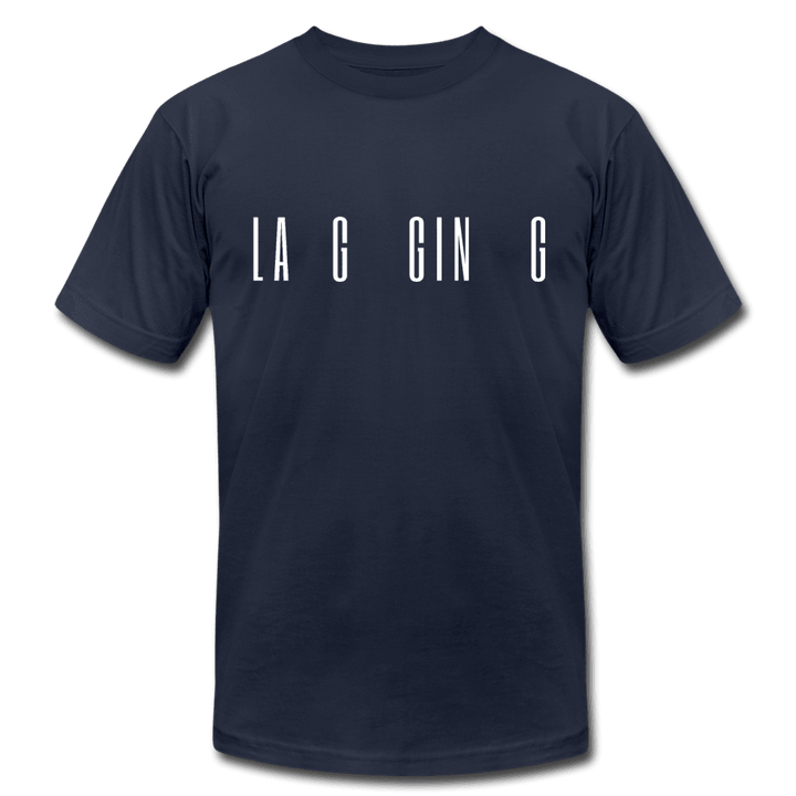Lagging Trouble Unisex Jersey T-Shirt - navy