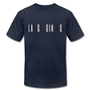 Lagging Trouble Unisex Jersey T-Shirt - navy