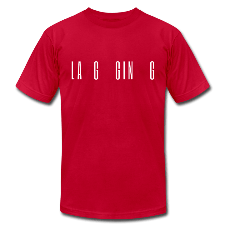 Lagging Trouble Unisex Jersey T-Shirt - red
