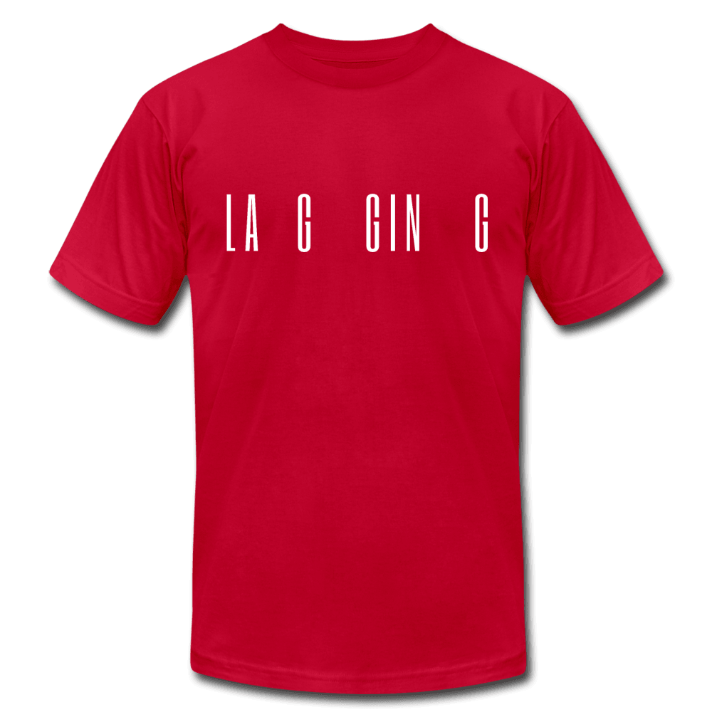Lagging Trouble Unisex Jersey T-Shirt - red
