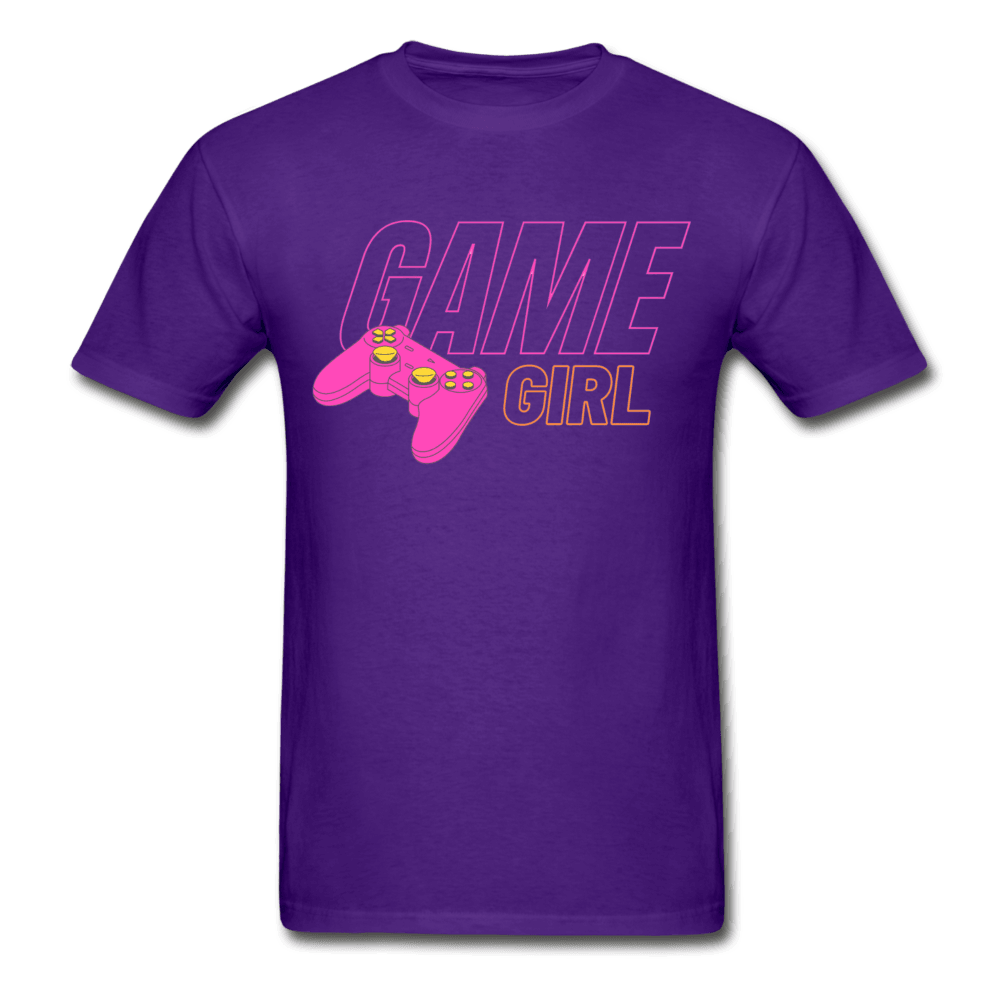 Game Girl Gaming Controller Ultra Cotton T-Shirt - purple