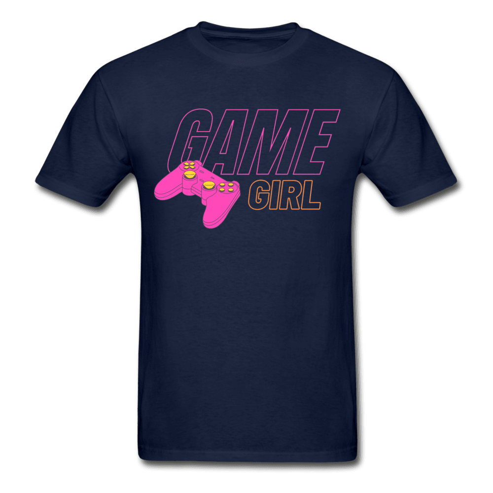 Game Girl Gaming Controller Ultra Cotton T-Shirt - navy