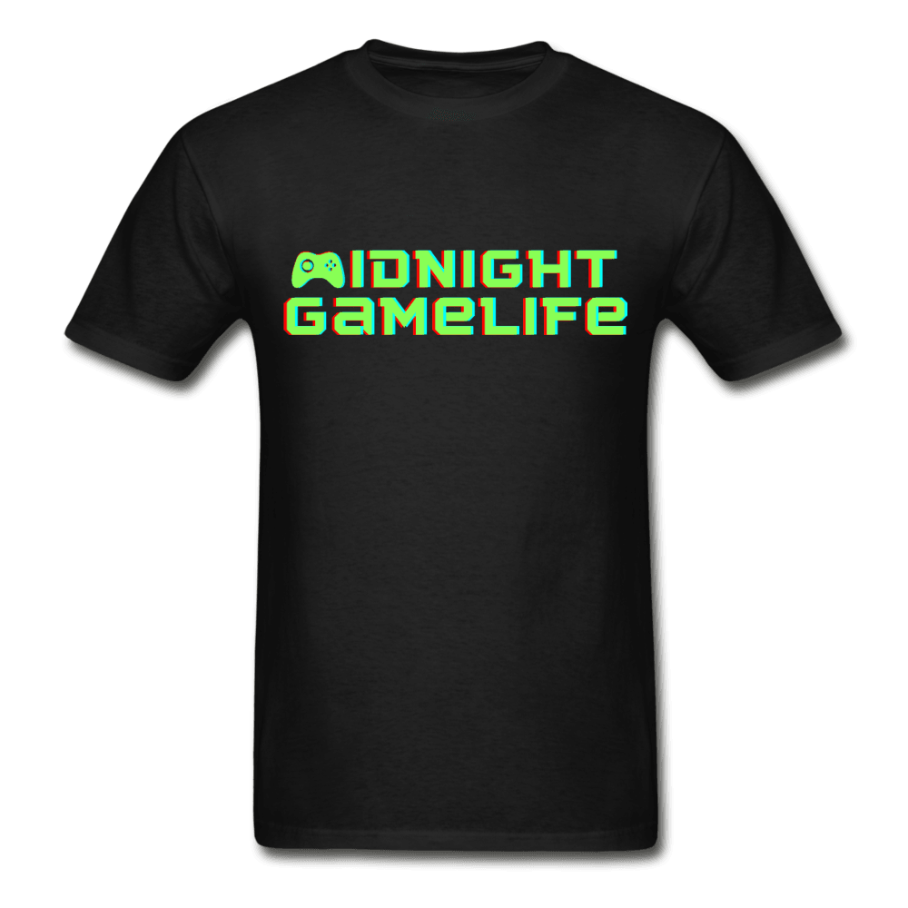 Midnight Game Life Ultra Cotton T-Shirt - black