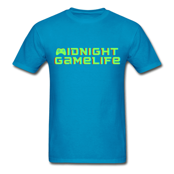 Midnight Game Life Ultra Cotton T-Shirt - turquoise