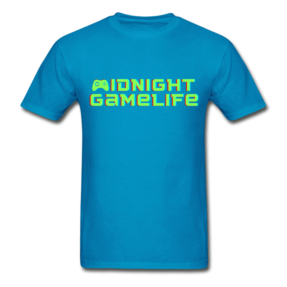 Midnight Game Life Ultra Cotton T-Shirt - turquoise