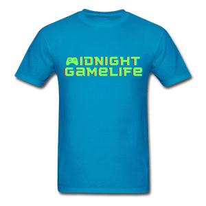 Midnight Game Life Ultra Cotton T-Shirt - turquoise