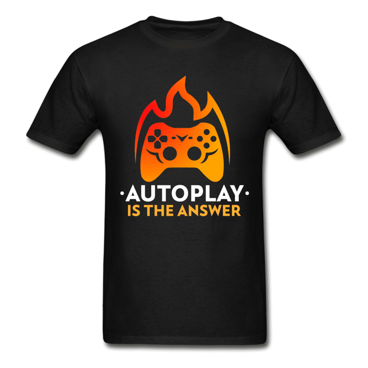 Auto Play is the Answer Gaming Ultra Cotton T-Shirt - black