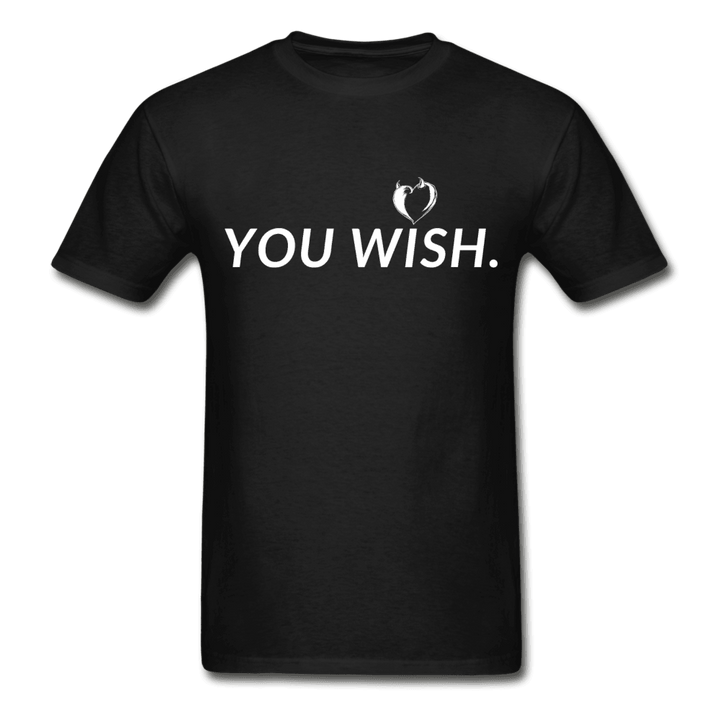 You Wish Devil Heart Ultra Cotton T-Shirt - black