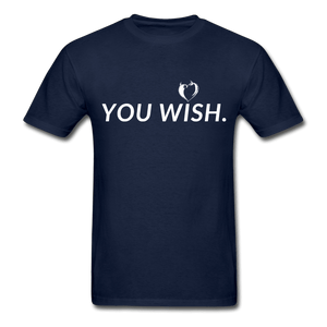 You Wish Devil Heart Ultra Cotton T-Shirt - navy
