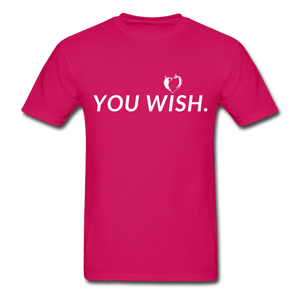 You Wish Devil Heart Ultra Cotton T-Shirt - fuchsia