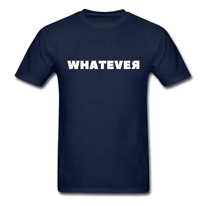 Whatever Ultra Cotton T-Shirt - navy