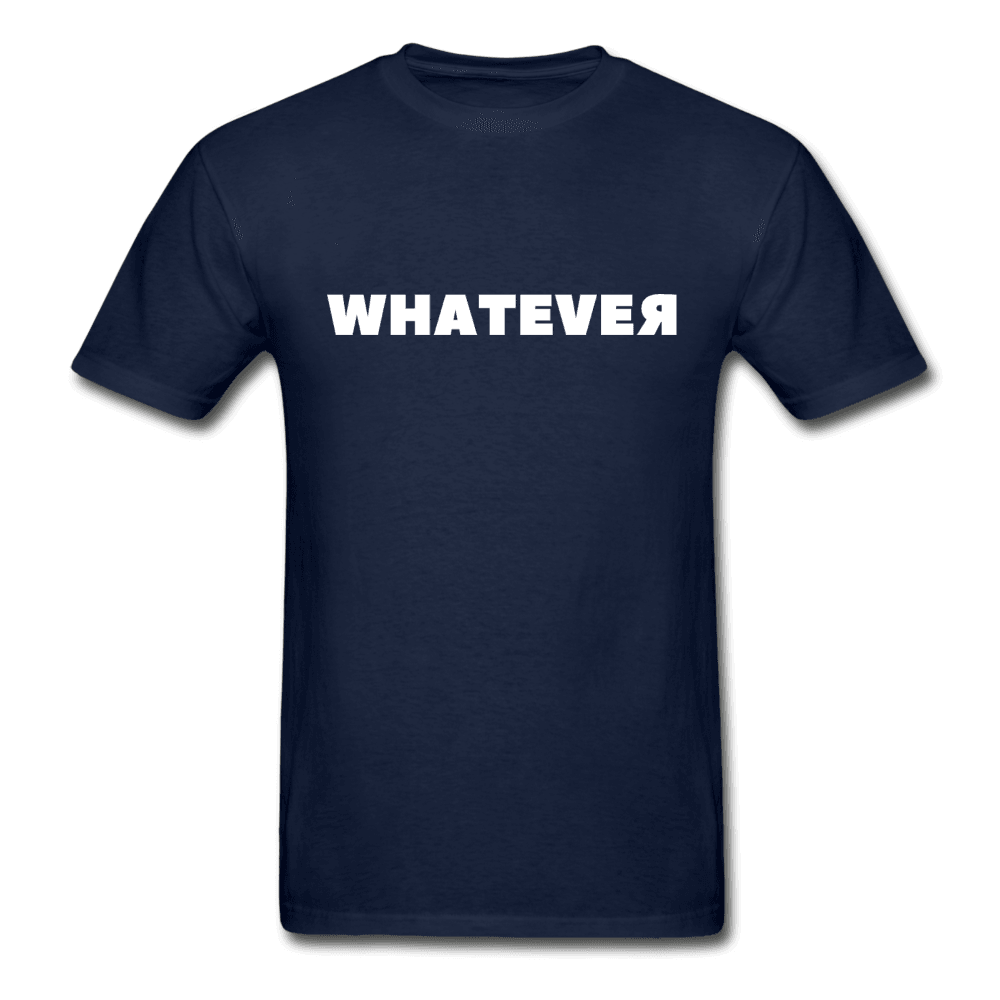 Whatever Ultra Cotton T-Shirt - navy