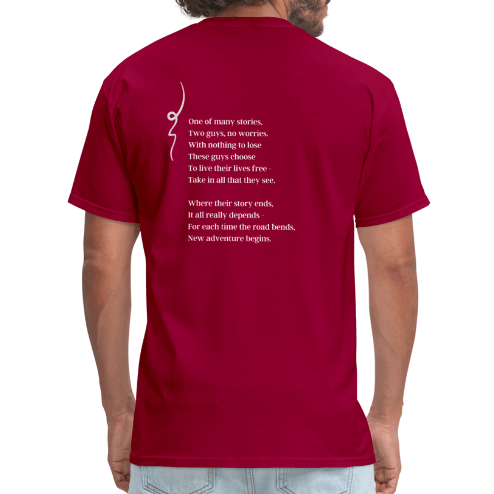 One of Many Stories Gaming Poem Unisex T-Shirt - dark red