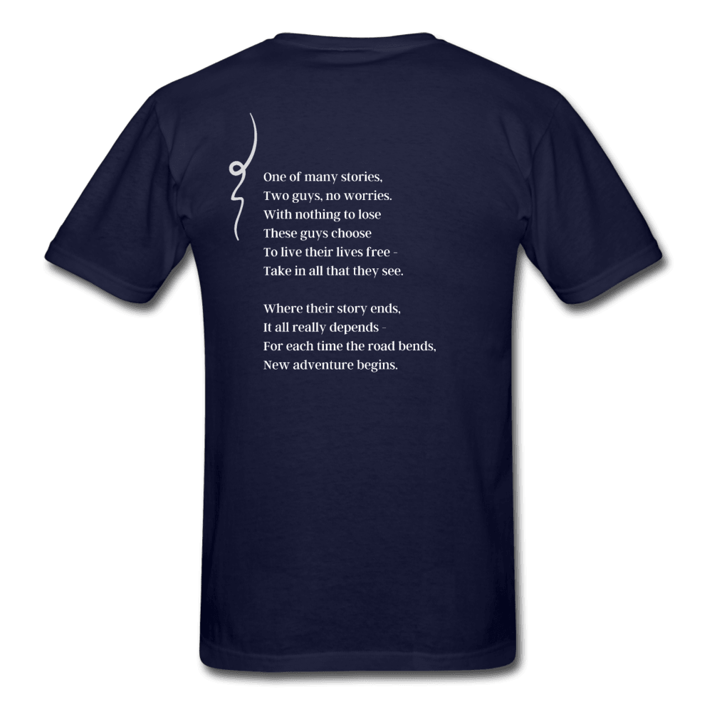 One of Many Stories Gaming Poem Unisex T-Shirt - navy