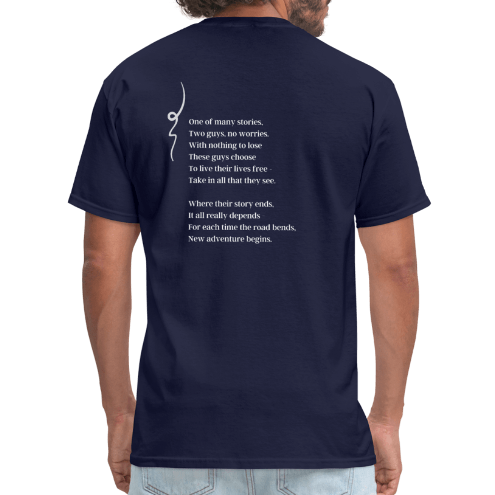 One of Many Stories Gaming Poem Unisex T-Shirt - navy