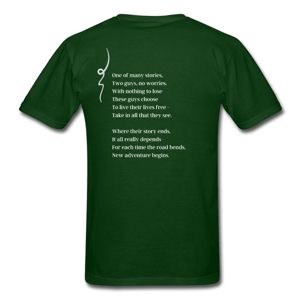 One of Many Stories Gaming Poem Unisex T-Shirt - forest green