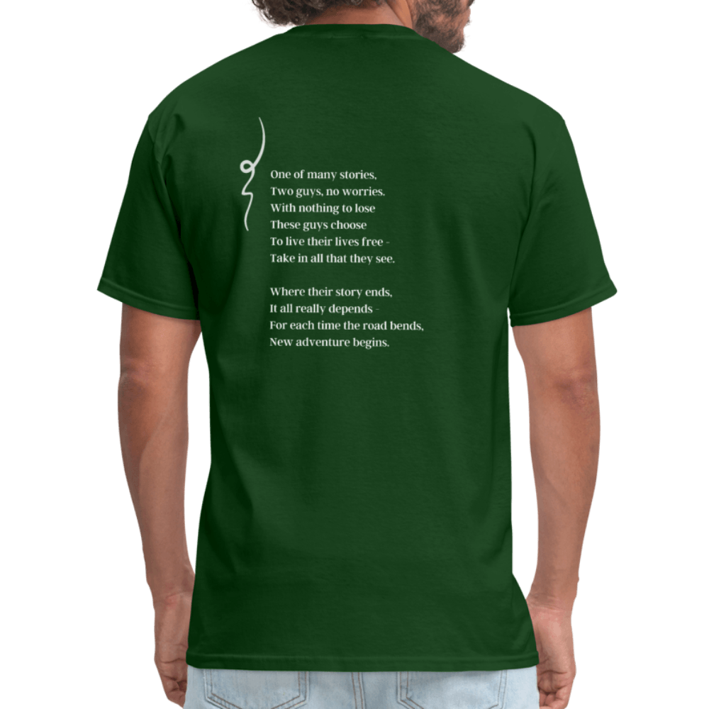 One of Many Stories Gaming Poem Unisex T-Shirt - forest green