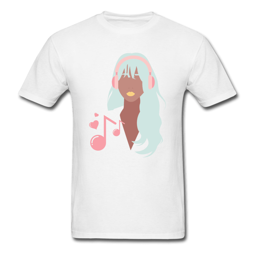 Music Is My Love Unisex T-Shirt - white