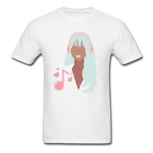 Music Is My Love Unisex T-Shirt - white
