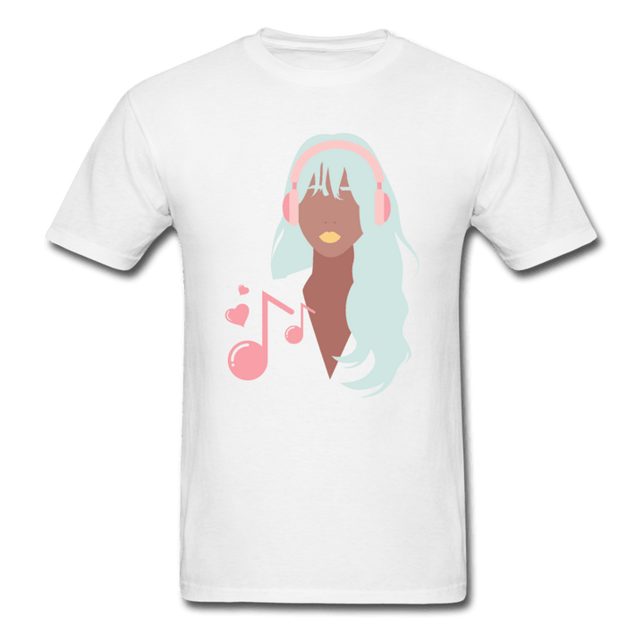 Music Is My Love Unisex T-Shirt - white