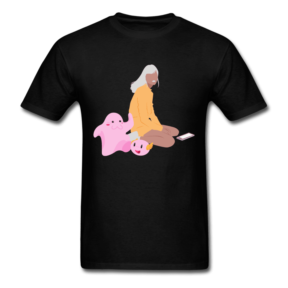 Mobile Gamer Chic Unisex T-Shirt - black