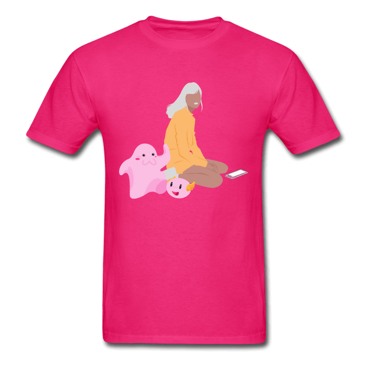 Mobile Gamer Chic Unisex T-Shirt - fuchsia