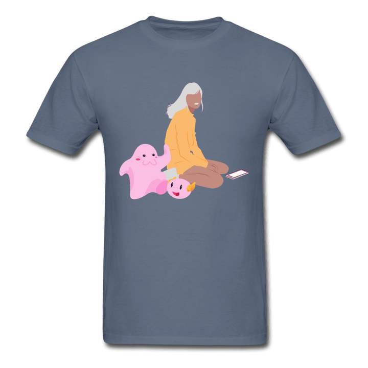 Mobile Gamer Chic Unisex T-Shirt - denim