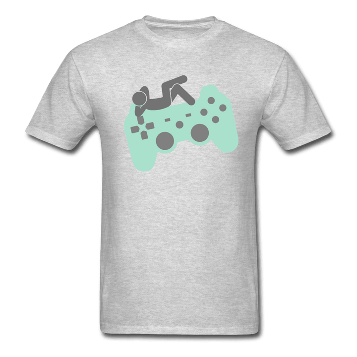 Chillaxing on a Controller Unisex T-Shirt - heather gray