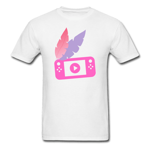 Boho Gaming Feathered Wings Unisex T-Shirt - white