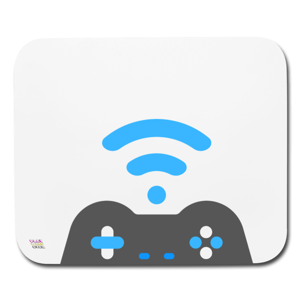 Gaming Controller Personalized Mouse Pad - white