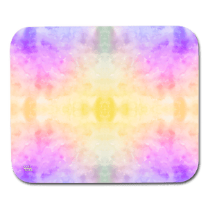 Aurora Blast Customizable Mouse Pad - white
