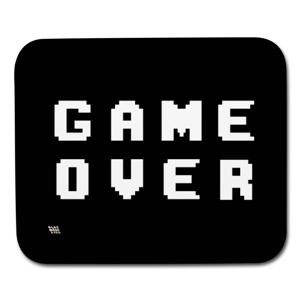 GAME OVER Mouse Pad - white
