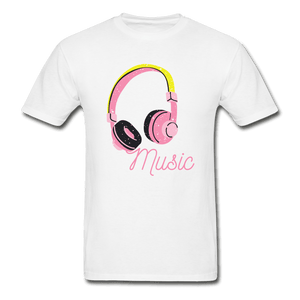 Music Is My Soul Ultra Cotton T-Shirt - white