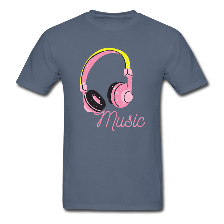 Music Is My Soul Ultra Cotton T-Shirt - denim
