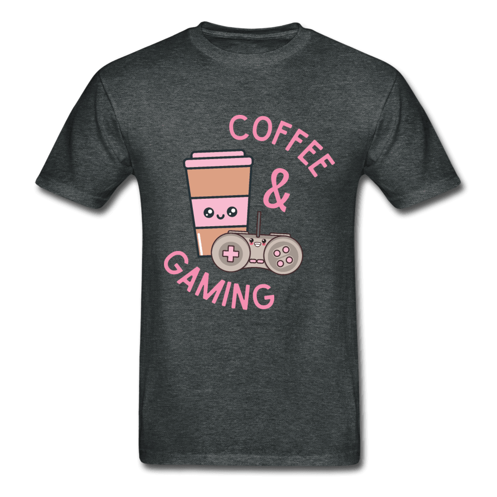 Coffee and Gaming Ultra Cotton T-Shirt - deep heather