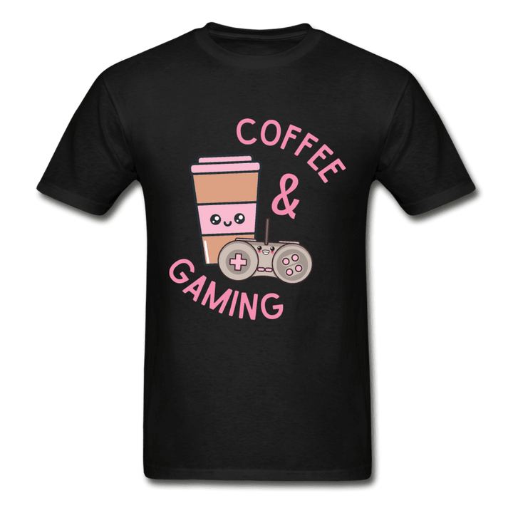 Coffee and Gaming Ultra Cotton T-Shirt - black