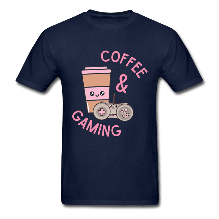 Coffee and Gaming Ultra Cotton T-Shirt - navy